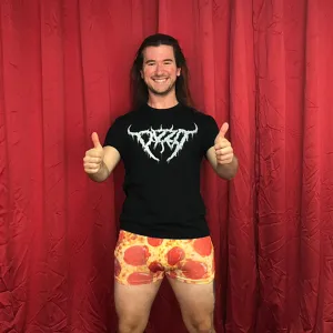 Death Metal Pizza Logo T-shirt - Black