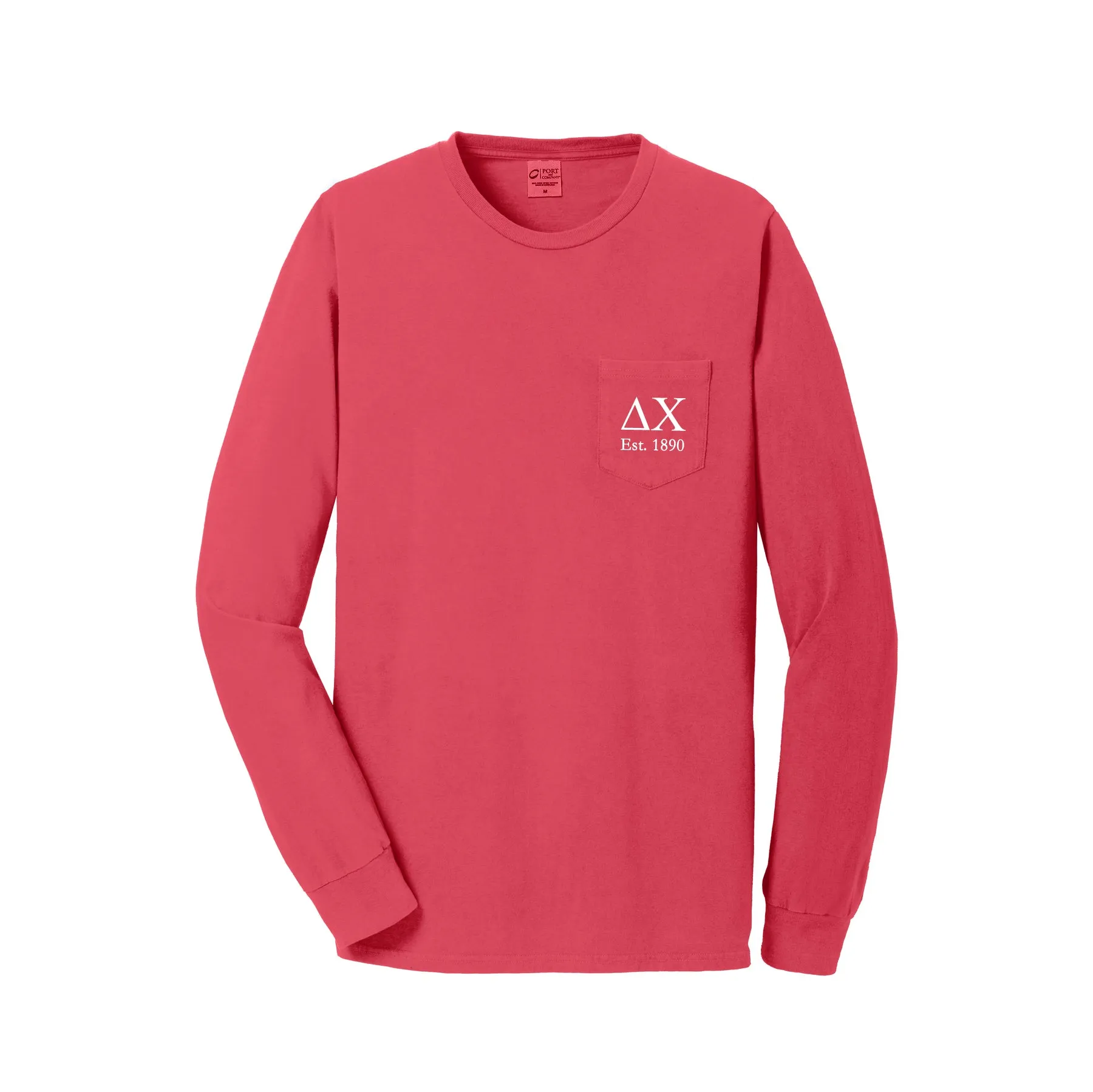 Delta Chi Long Sleeve Pocket Tee