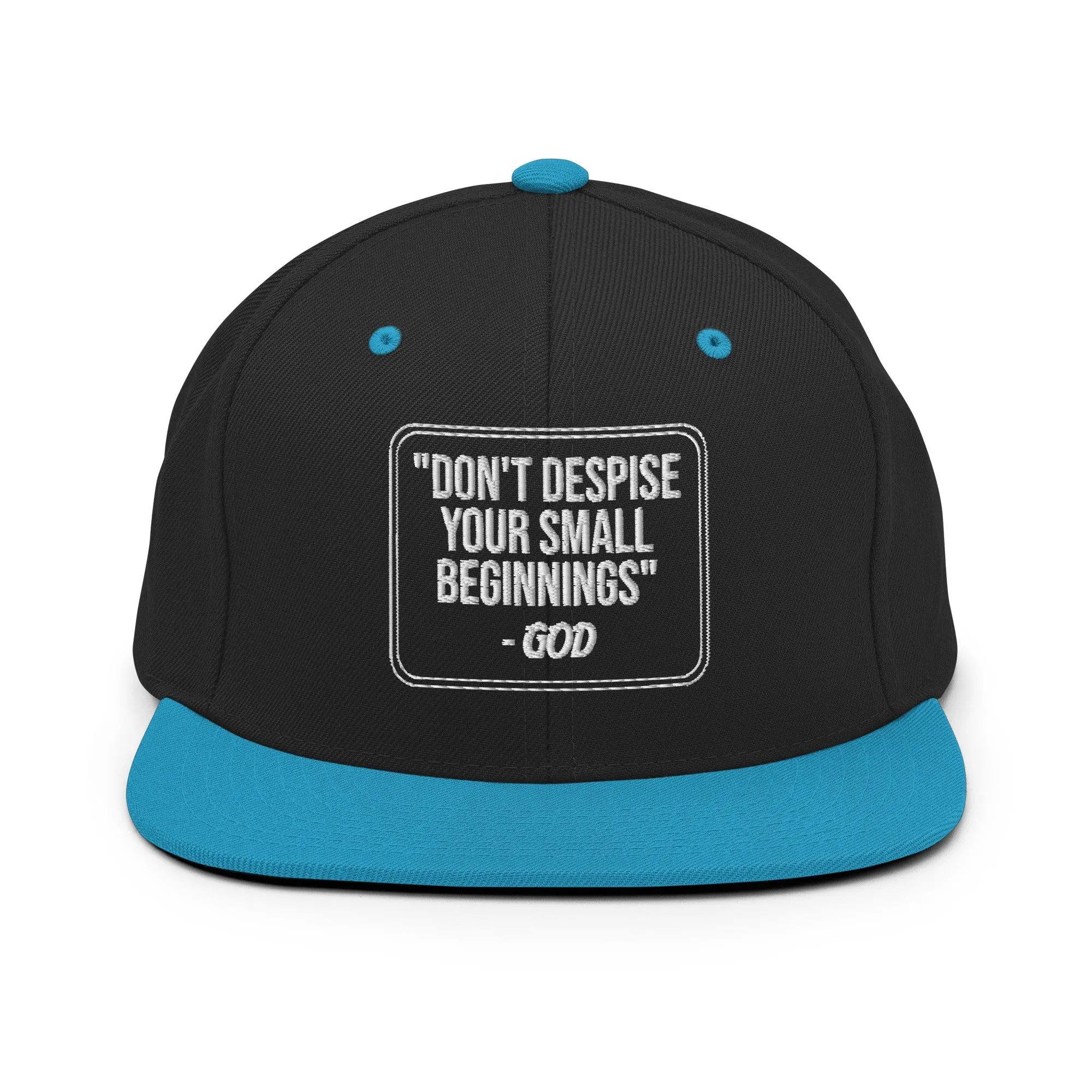 Don't Despise Your Small Beginnings Snapback Hat