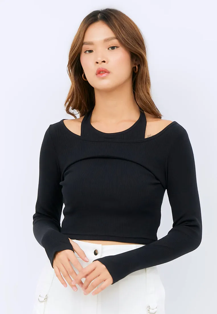 Double Layer Long Sleeve T-shirt