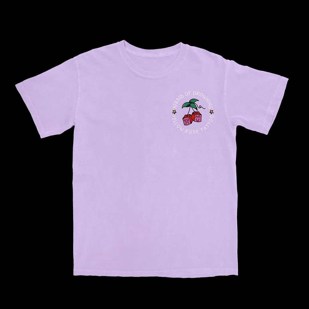 DOUBLE TROUBLE SNAKE SHIRT - ORCHID