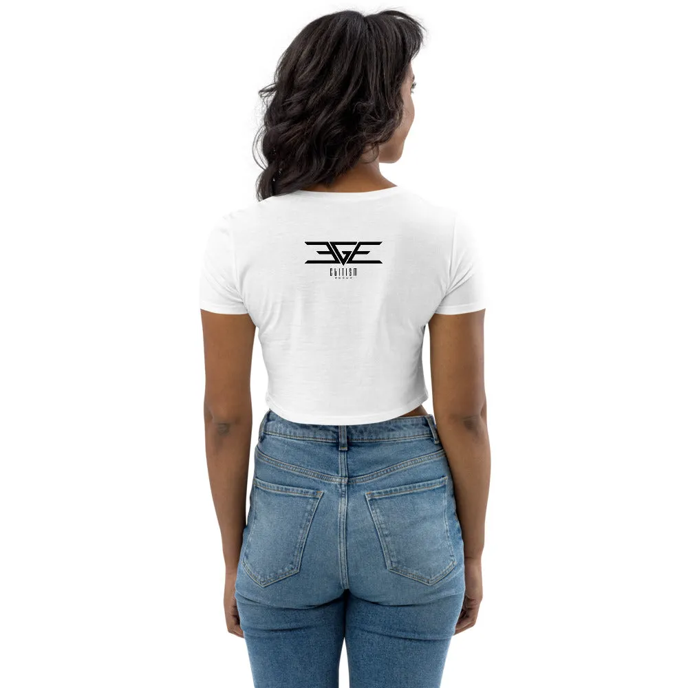 Dream Junkie White Organic Crop Top