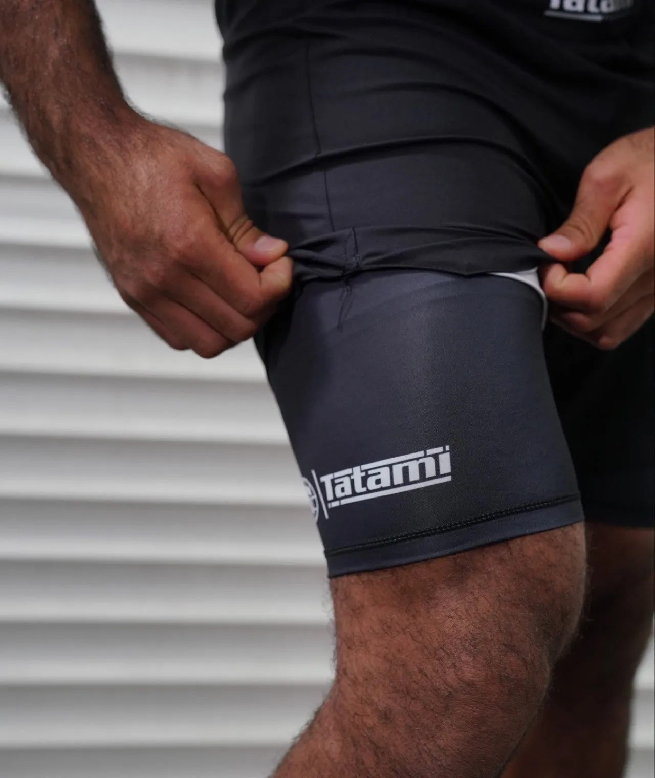 Dual layer Grappling Shorts - Black