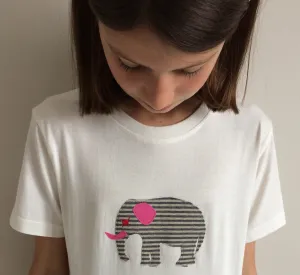 Elephant T-shirt - Cream