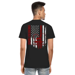 Emergency Nurse Flag Men’s Premium Organic T-Shirt (CK4126)