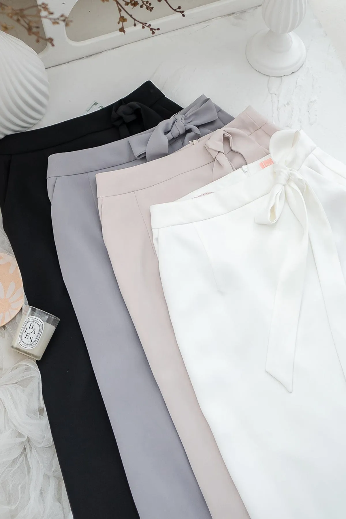 EUSTON MIDAXI SKIRT IN BLUE GREY