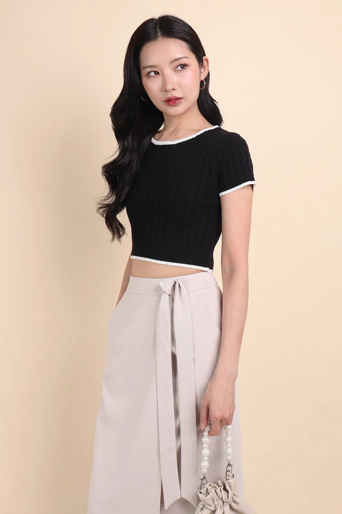 EUSTON MIDAXI SKIRT IN KHAKI