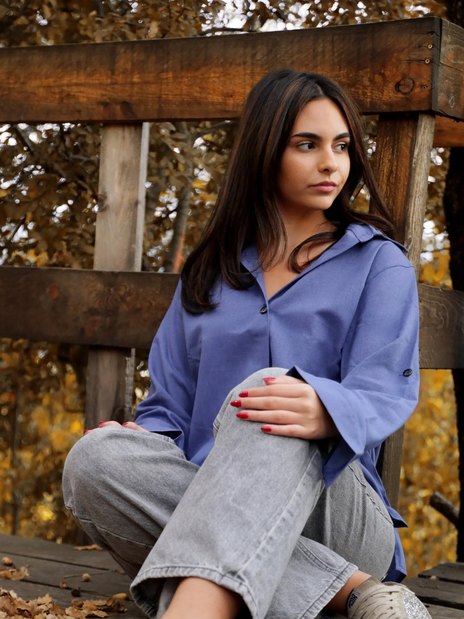 Fall & Winter Blue Shirt