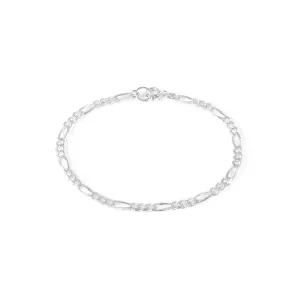 Figaro Bracelet - Sterling Silver
