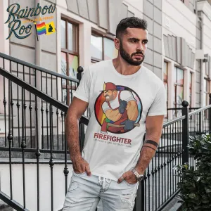 Firefighter The Hotter it Gets T-Shirt Unisex (G024)
