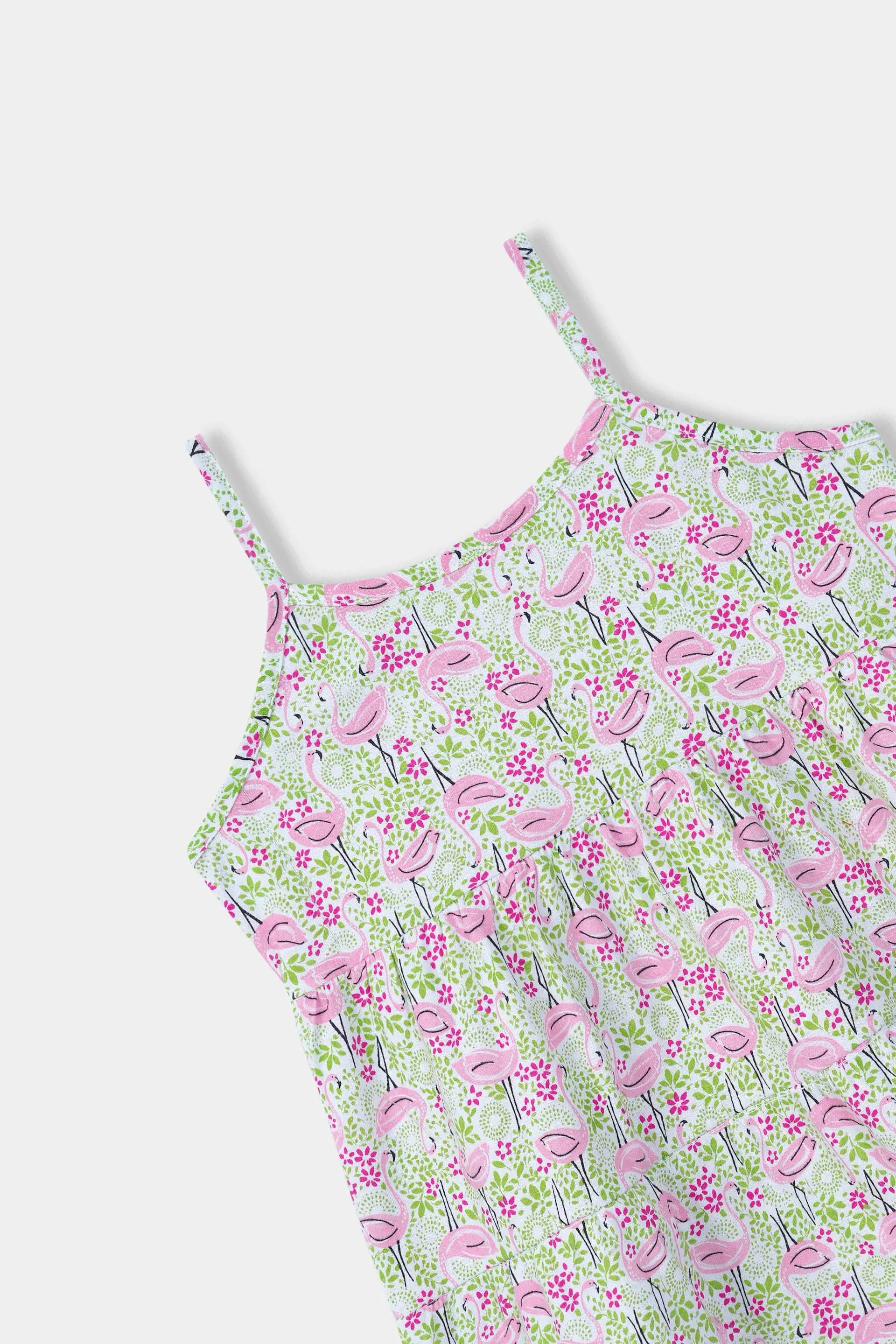 Flamingo Printed Tank Top