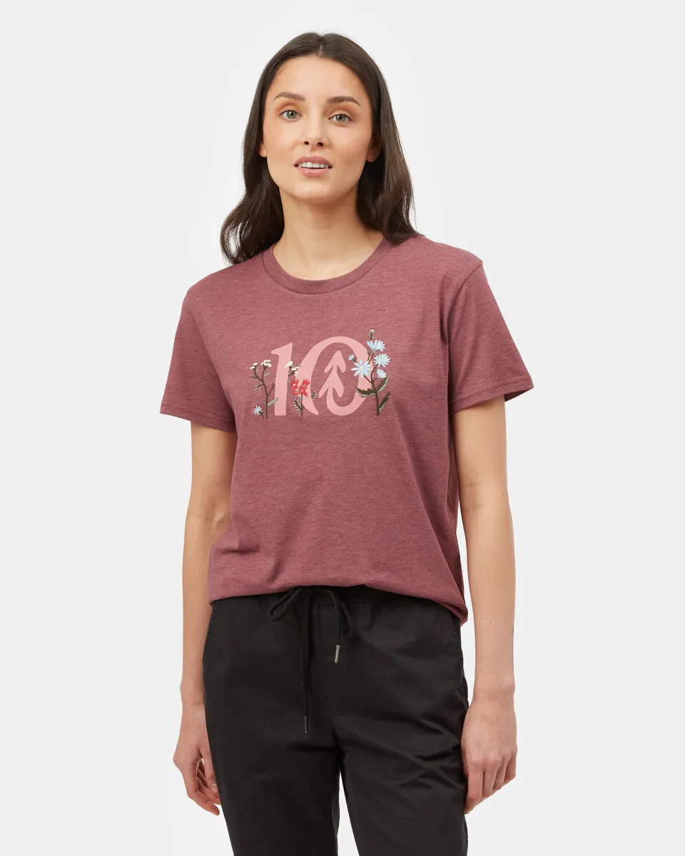 Floral Logo T-Shirt