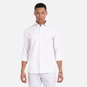 Floral Print Slim Fit Casual Shirt