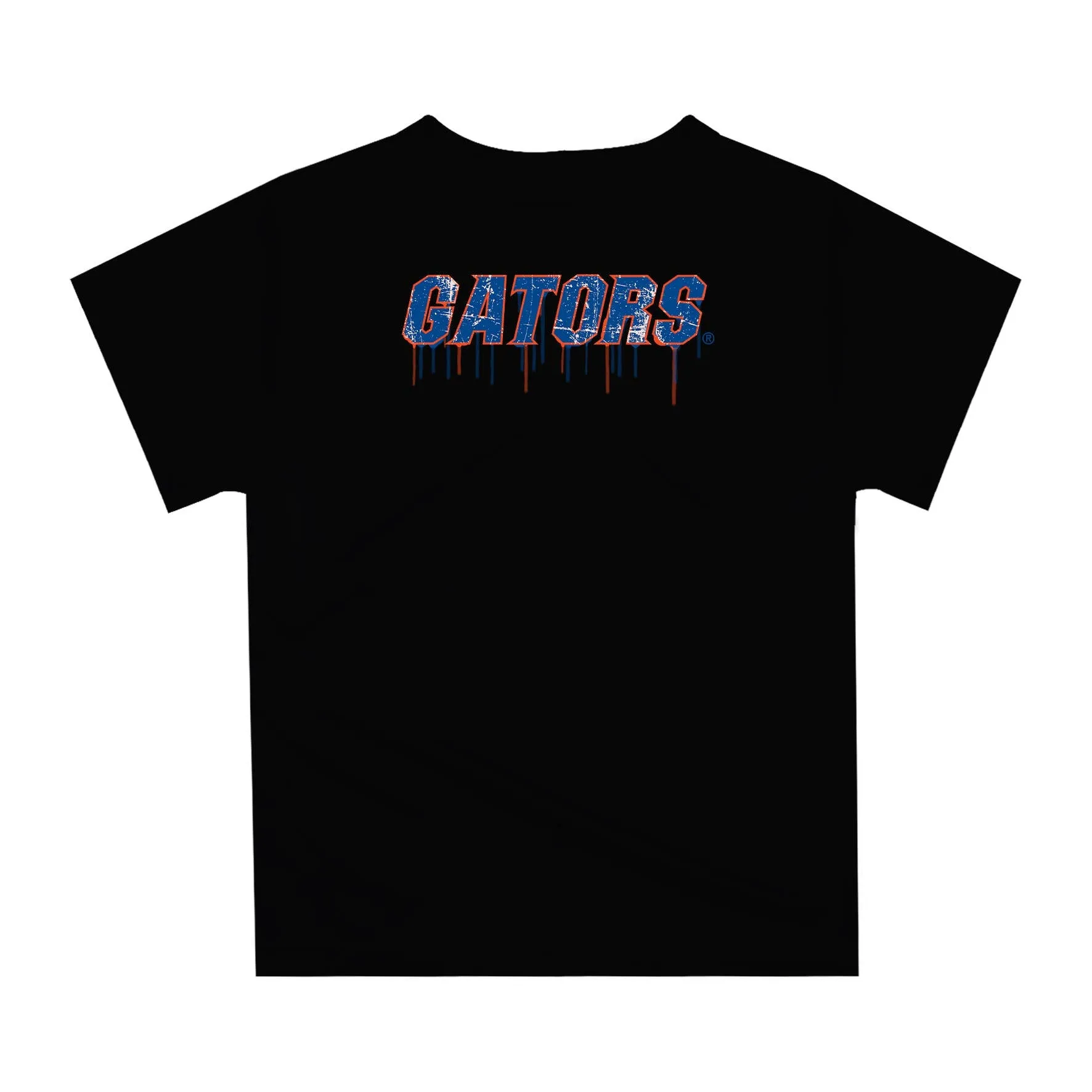 Florida Gators Dripping Football Helmet T-Shirt Blue