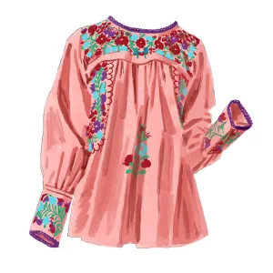 Follow the Band Embroidered Shirt