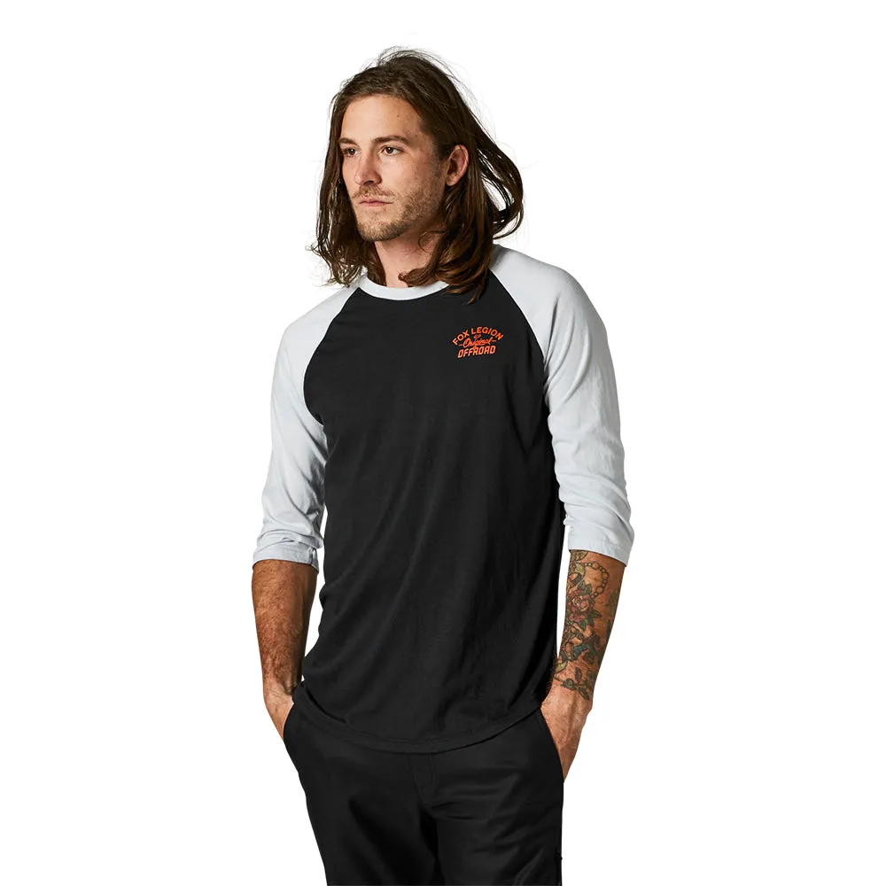 FOX ORIGINAL SPEED 3/4 RAGLAN [BLK]