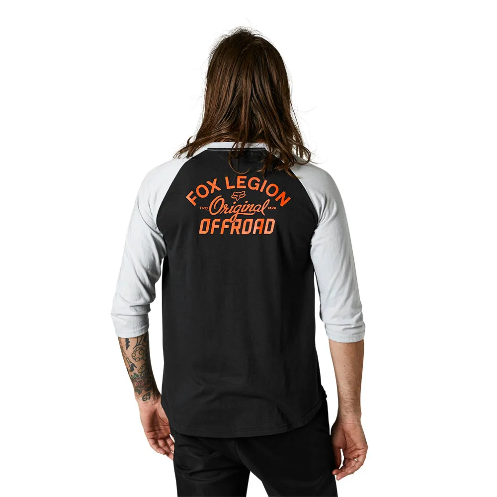 FOX ORIGINAL SPEED 3/4 RAGLAN [BLK]