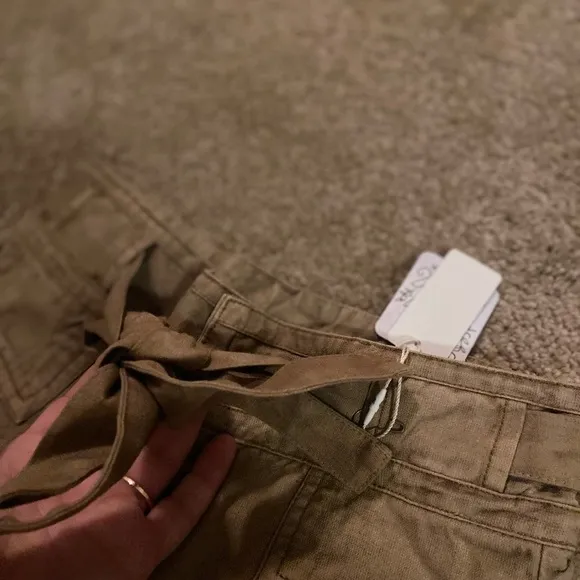 Free People paper bag shorts