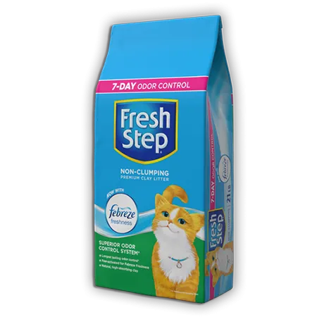 Fresh Step Premium Non-Clumping With Febreze Cat Litter
