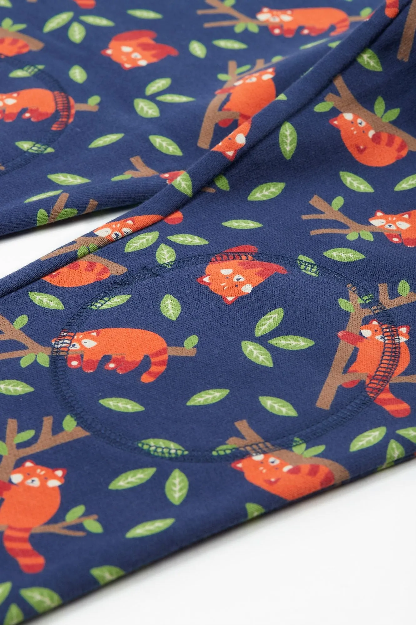 Frugi Infant Snuggle Crawlers Red Panda Pals