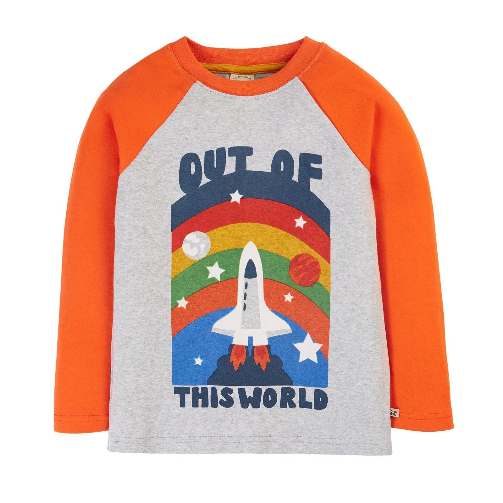 Frugi Tamar Raglan T-Shirt Out Of This World