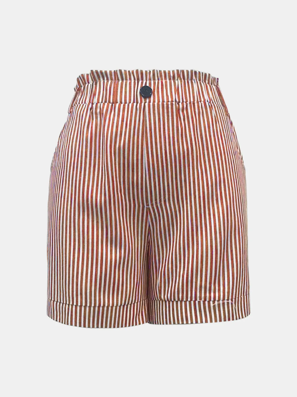 Full Size Striped Shorts with Pockets (3 Colors)