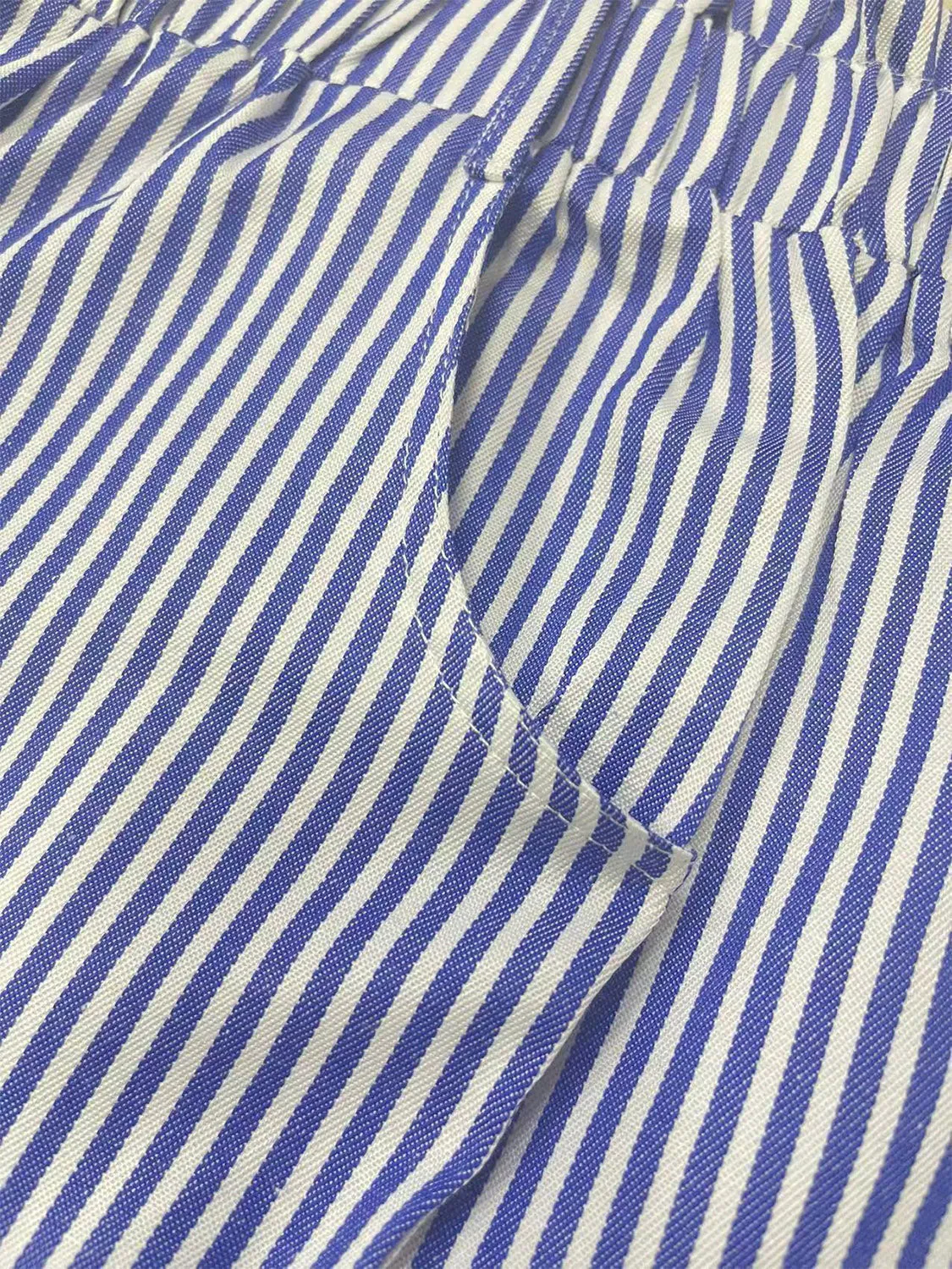 Full Size Striped Shorts with Pockets (3 Colors)