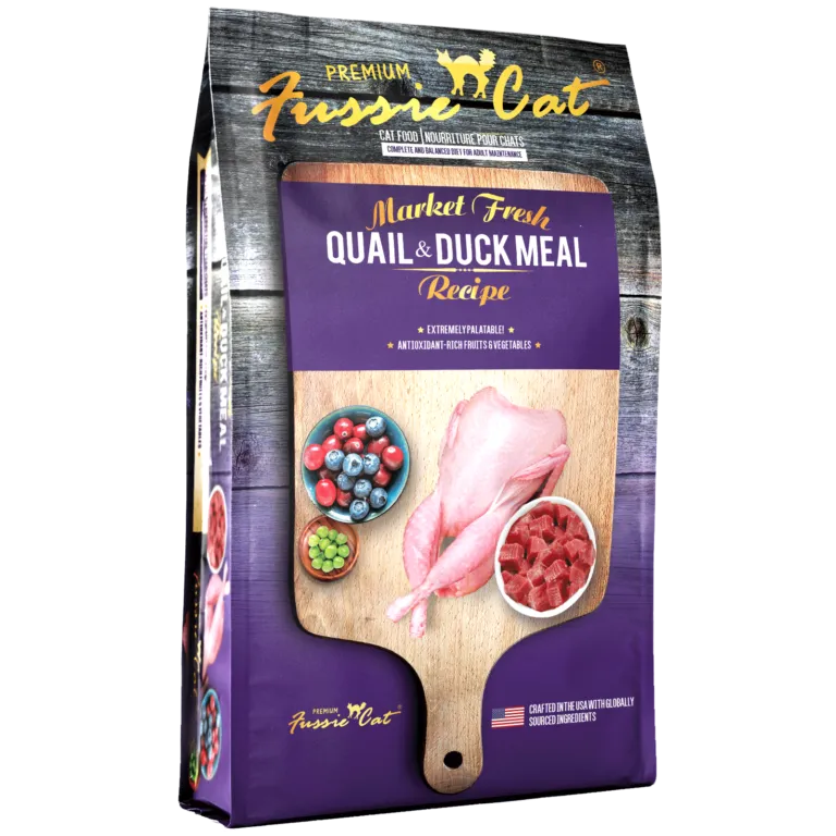 Fussie Cat Dry Market Fresh Quail & Duck Cat Food