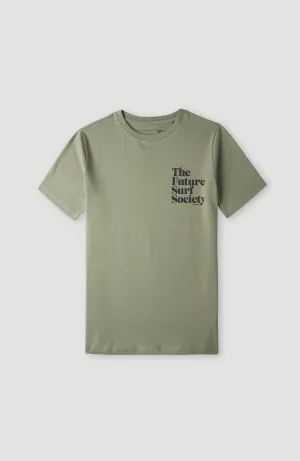 Future Surf T-Shirt | Deep Lichen Green