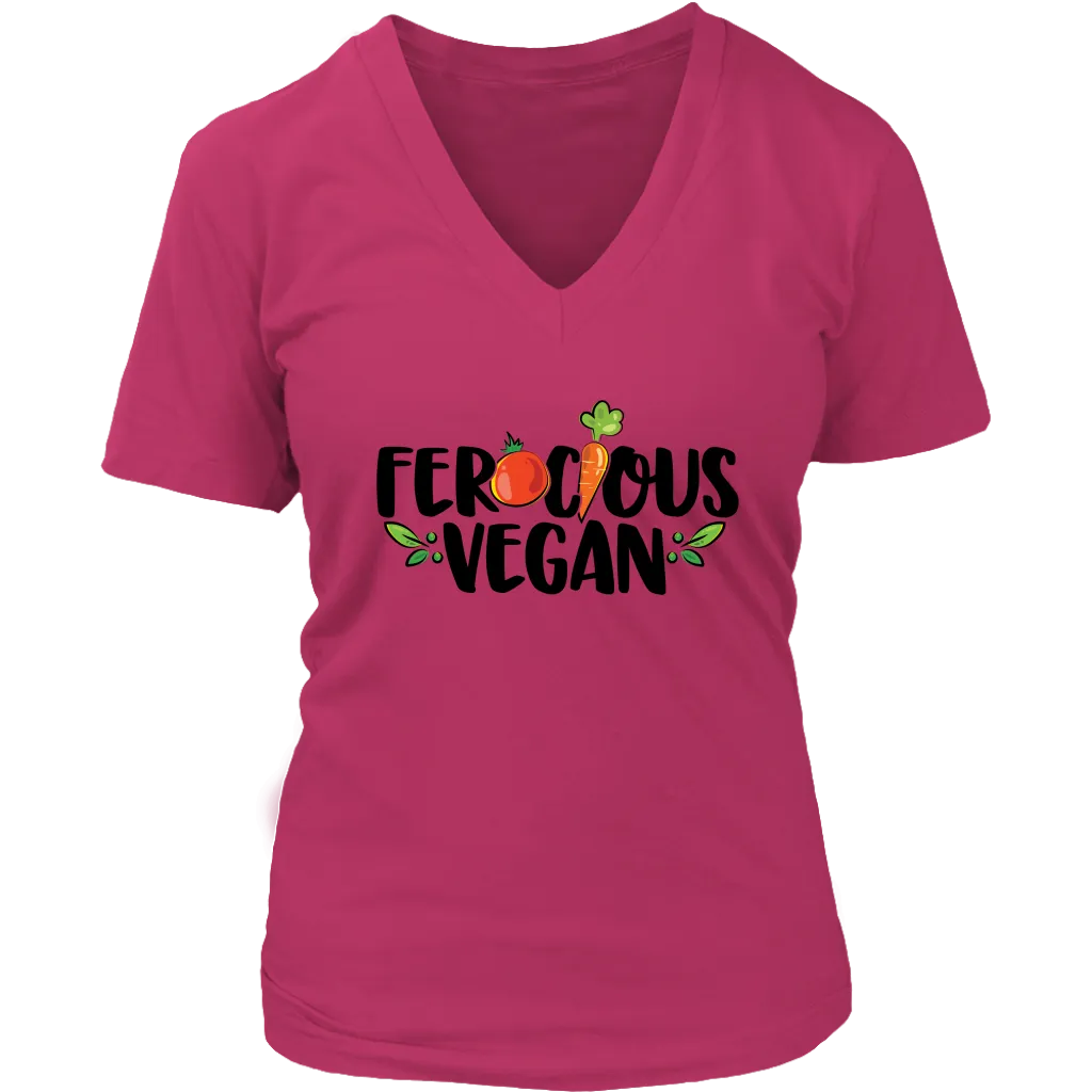 Gift for Vegan, Ferocious Vegan  T-shirt, Vegan Shirt, T-shirt for Vegan,