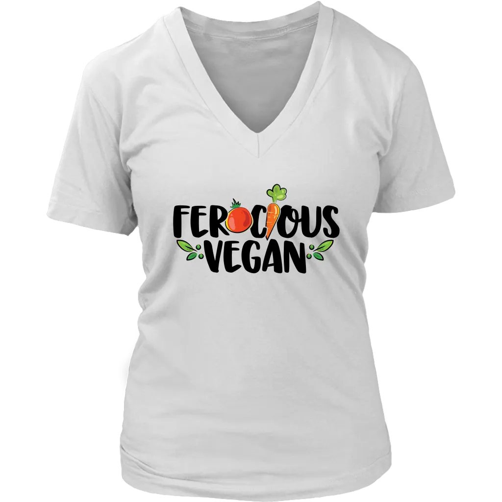 Gift for Vegan, Ferocious Vegan  T-shirt, Vegan Shirt, T-shirt for Vegan,