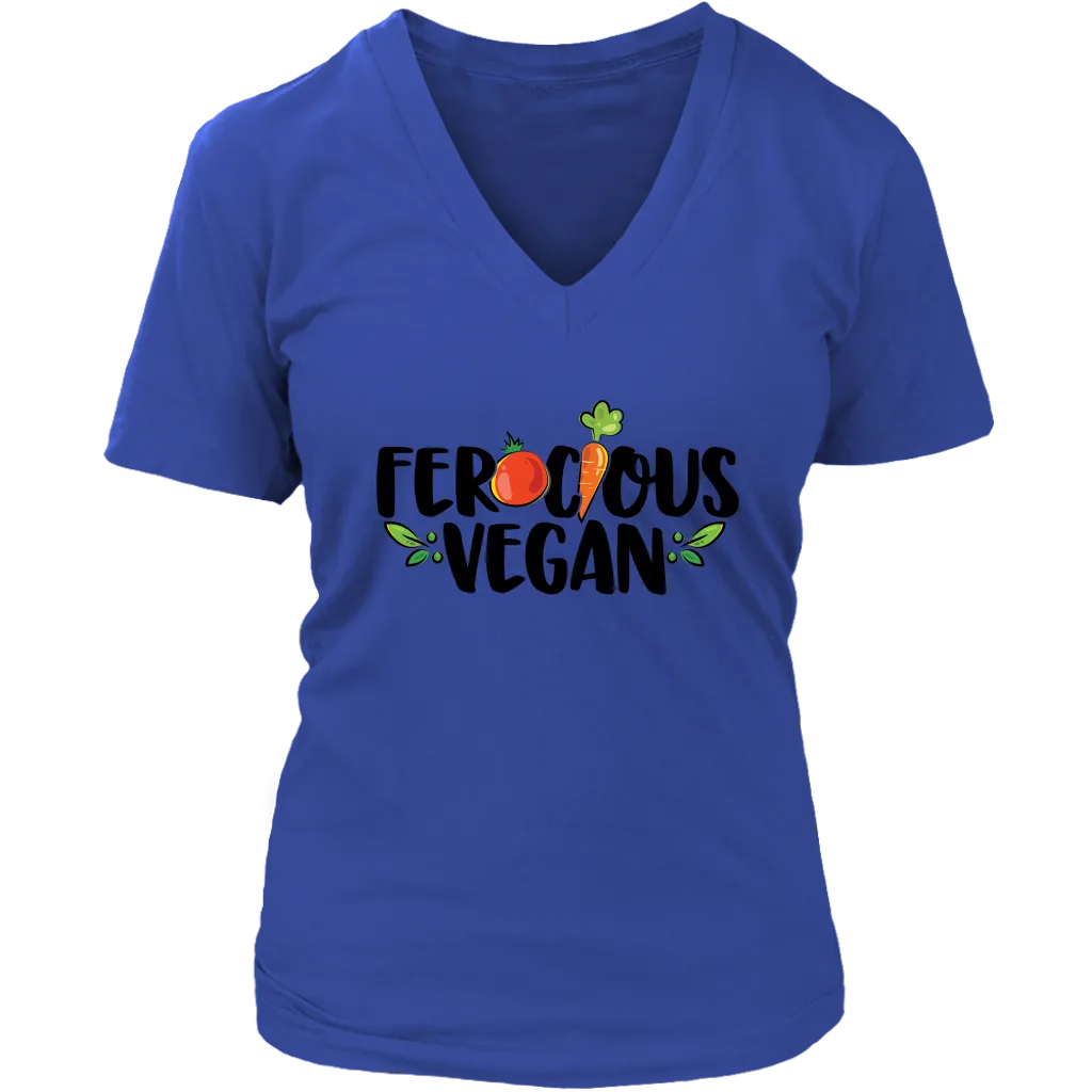 Gift for Vegan, Ferocious Vegan  T-shirt, Vegan Shirt, T-shirt for Vegan,