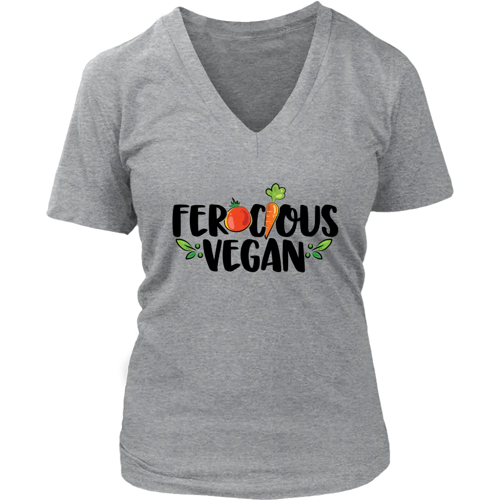Gift for Vegan, Ferocious Vegan  T-shirt, Vegan Shirt, T-shirt for Vegan,