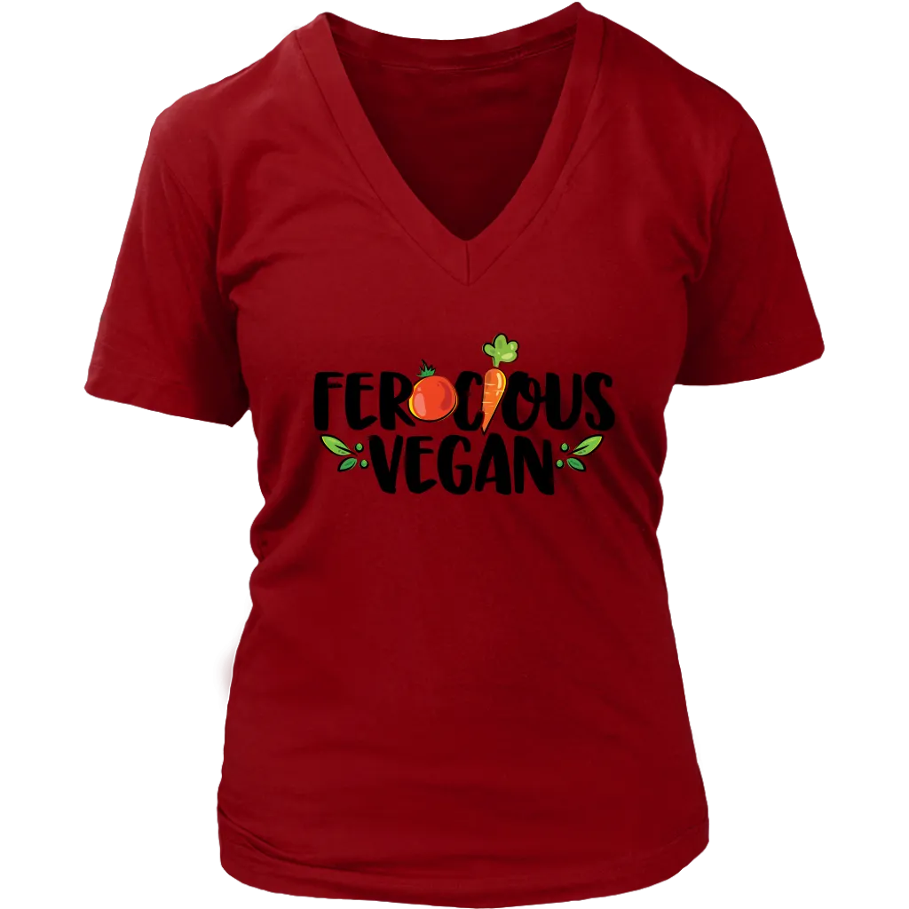 Gift for Vegan, Ferocious Vegan  T-shirt, Vegan Shirt, T-shirt for Vegan,