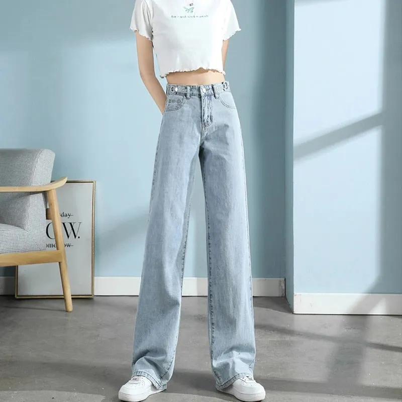 Ginevra Pants - Wide-leg jeans with a high waist for stylish comfort