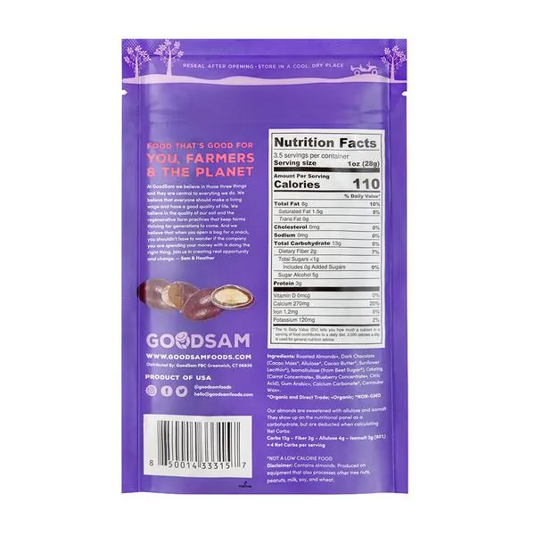 Good Sam - Dark Chocolate Candy Coated Almonds