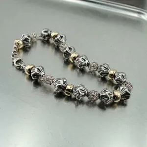 Hadar Designers Bracelet 14k Yellow Gold Fil Handmade 925 Silver (SN) SALE