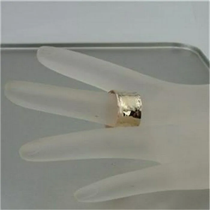Hadar Designers Handmade 9k/14k Yellow/Rose Gold Wedding Ring 6,7,8,9 (I r107)