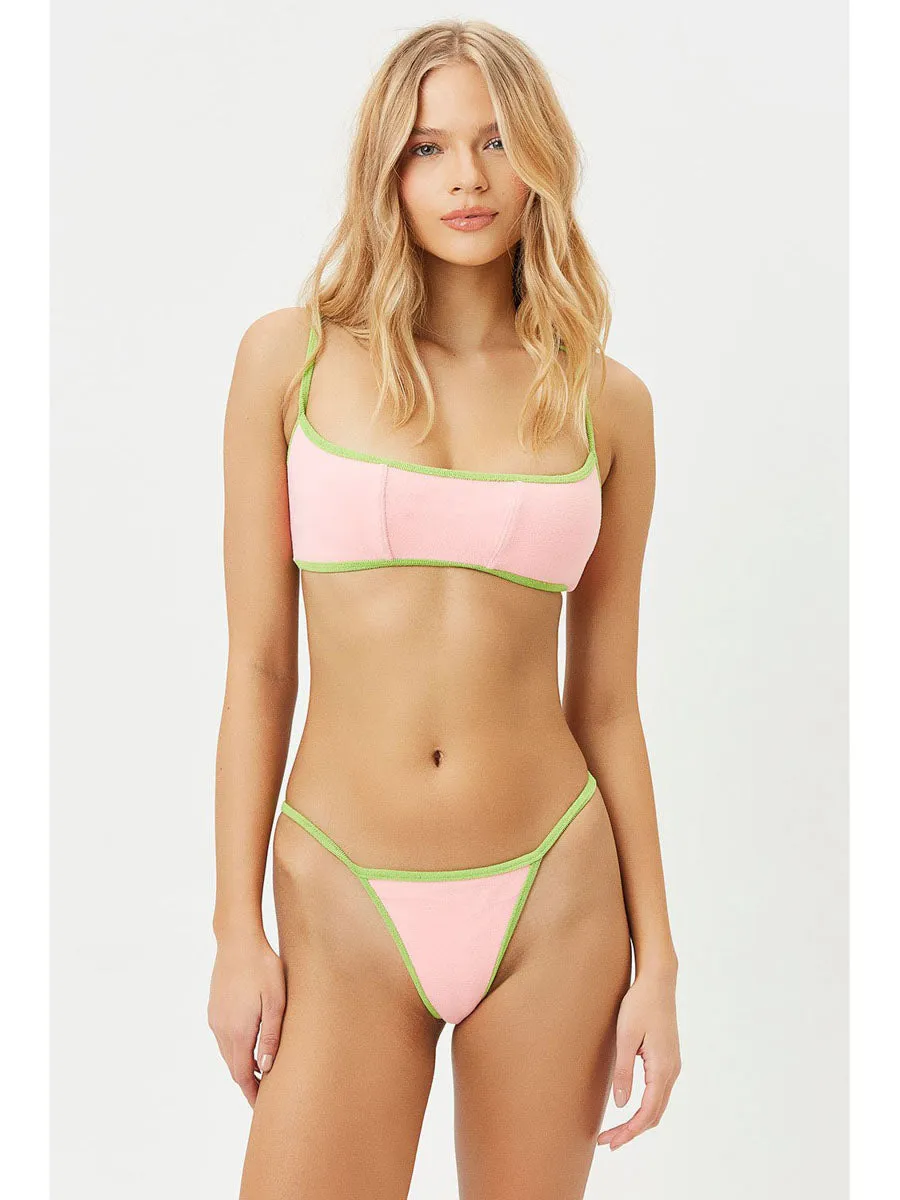 Harmony Terry Top In Summer Melon