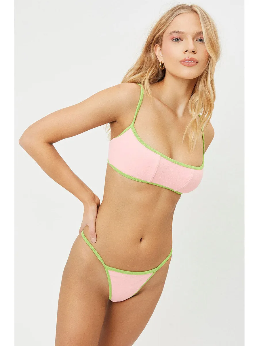 Harmony Terry Top In Summer Melon