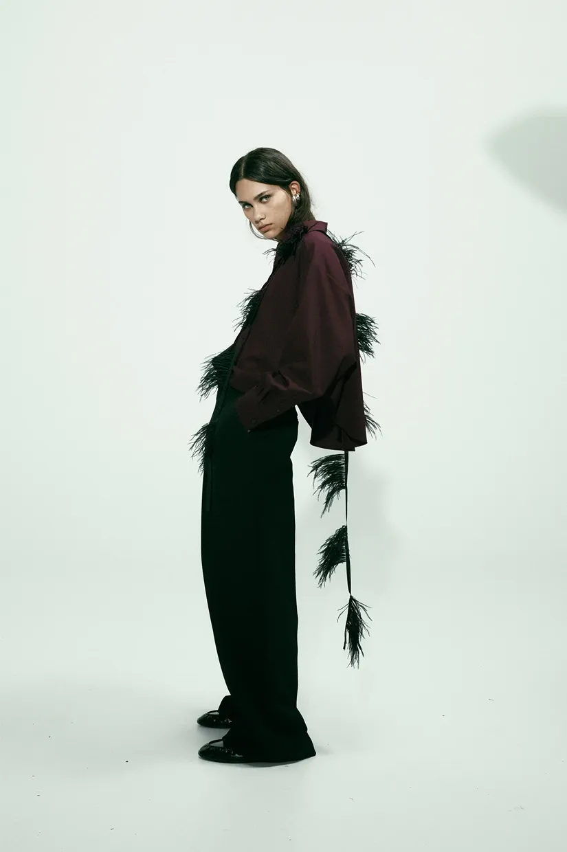Harris Tapper Tommas Shirt - Plum