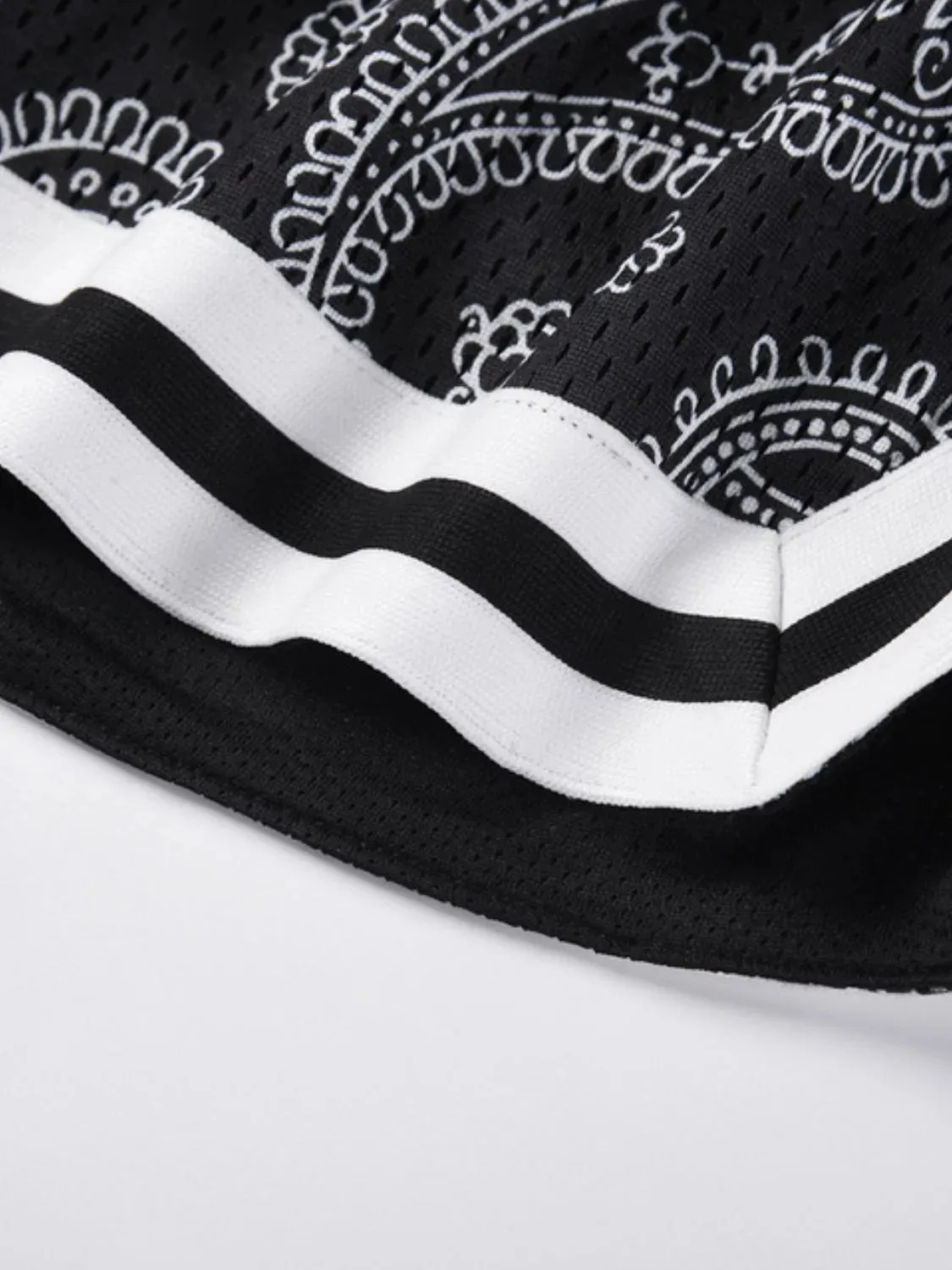 Herenshorts met trekkoordprint