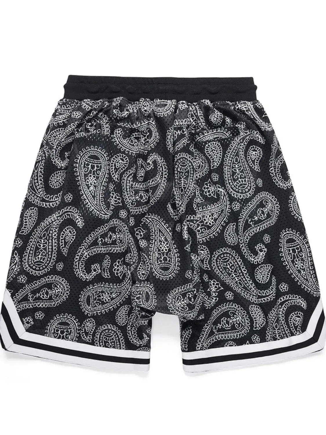 Herenshorts met trekkoordprint