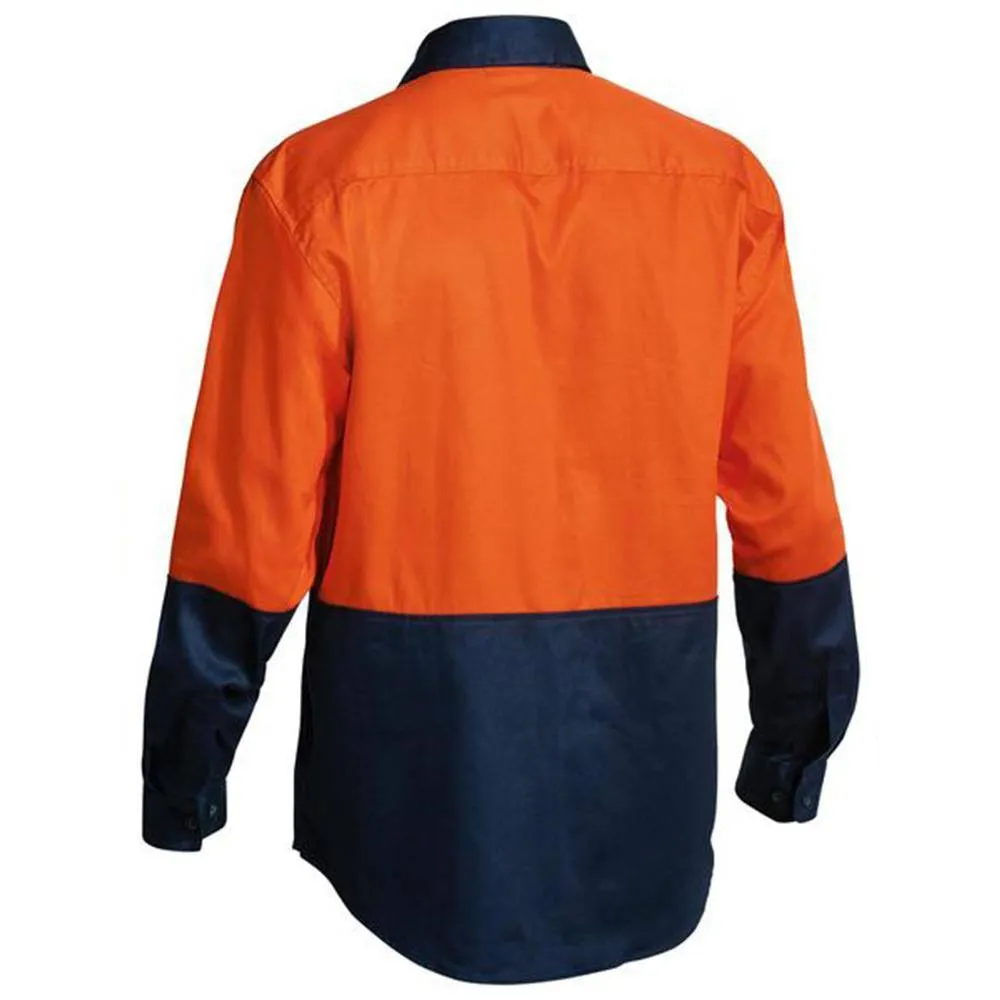 Hi Vis Drill Long Sleeve Shirt BS6267