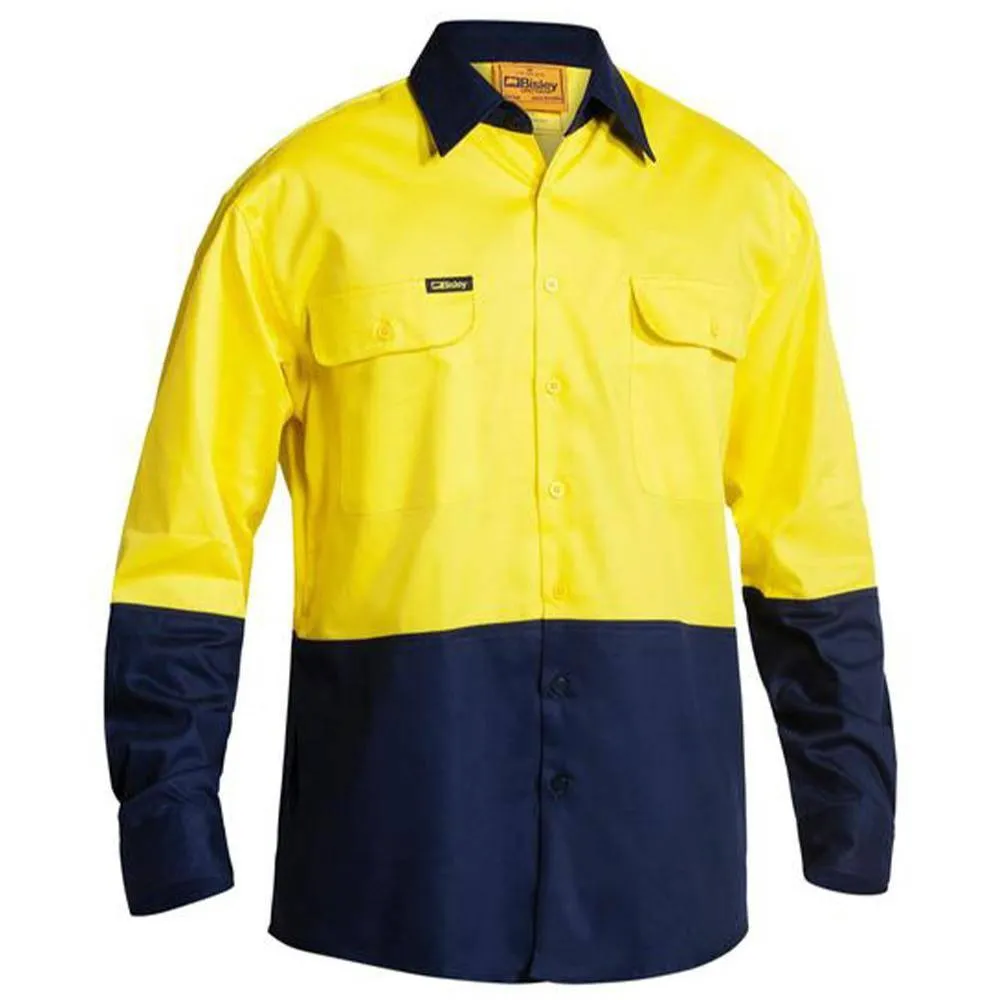 Hi Vis Drill Long Sleeve Shirt BS6267