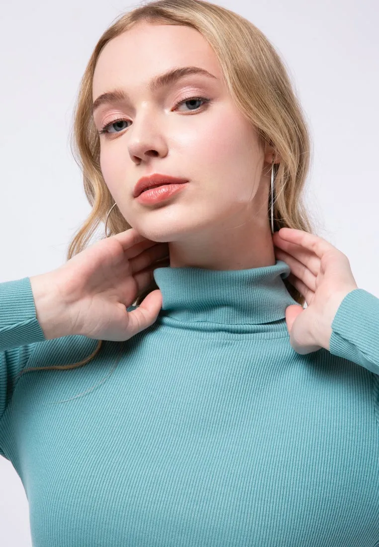 High Neck Crop Top