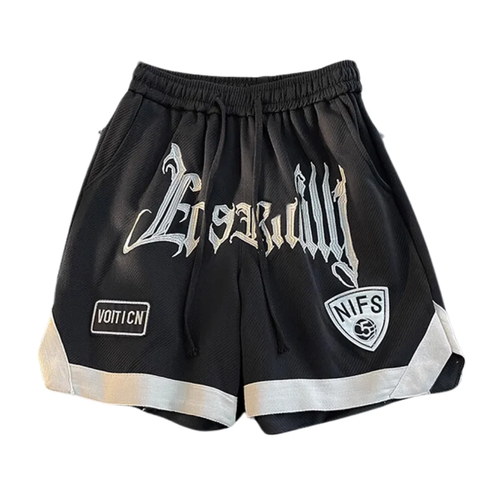 High Street Heavy Embroidery Short