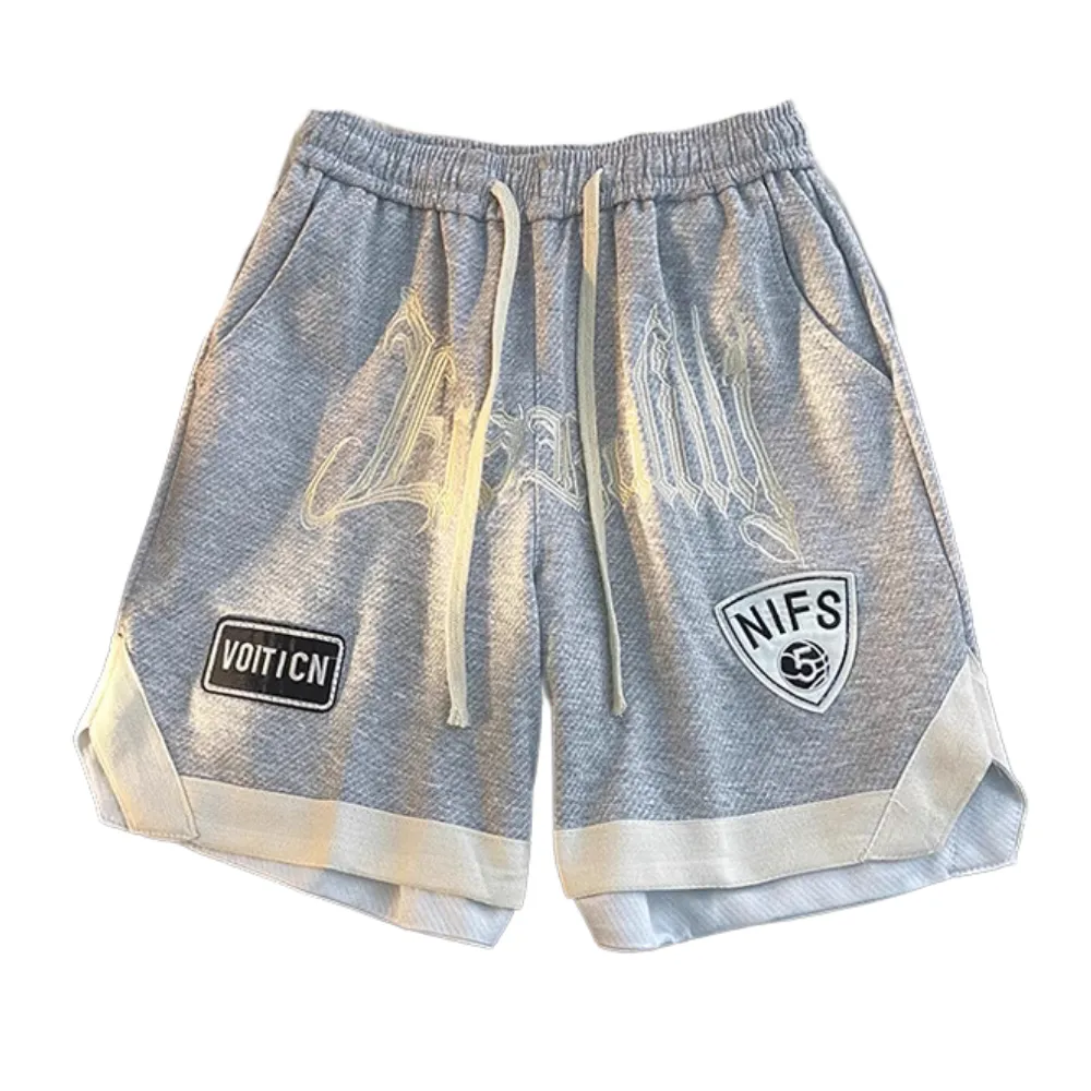 High Street Heavy Embroidery Short