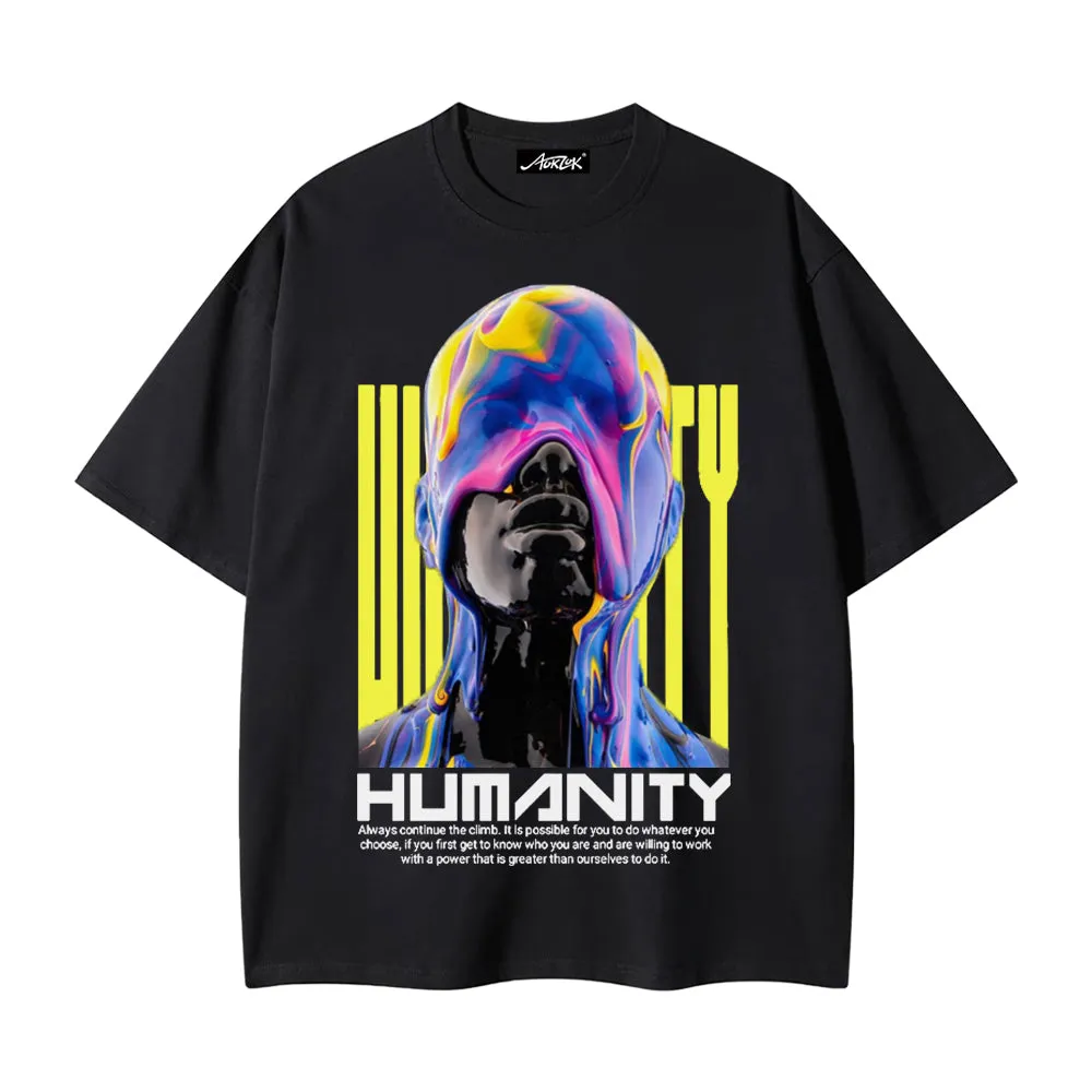 High Street Masked Man Printed T-shirt