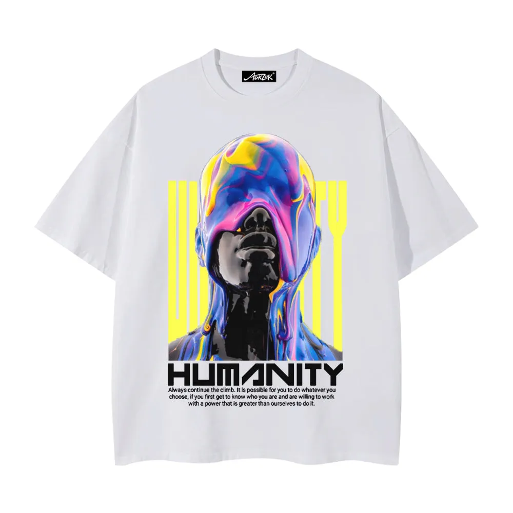 High Street Masked Man Printed T-shirt
